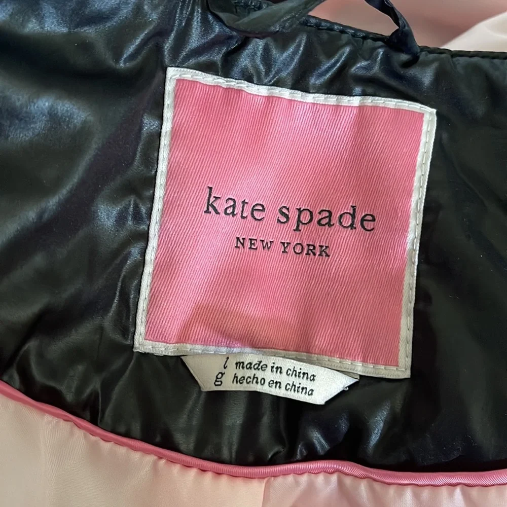 Kate Spade New York Framed Quilted with Pearl Snaps Jacket